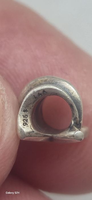 Bratara Trollbeads  argint cu 4 charmuri