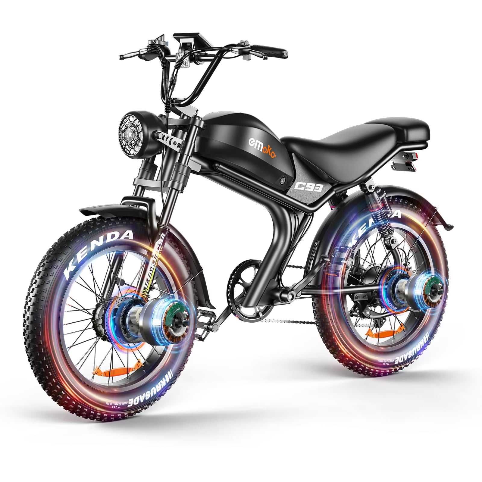 Електрически велосипед Emoko C93 – Upgrade Dual Motor 2×1000W, 23Ah