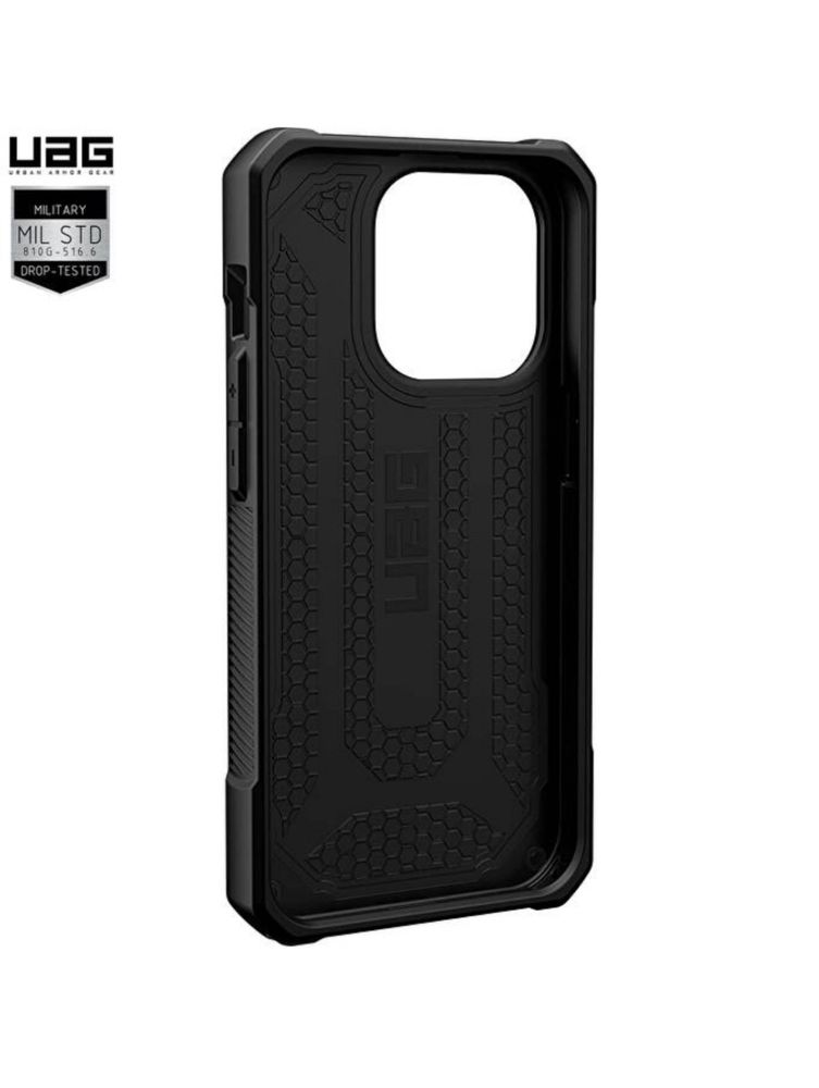 Iphone 13 14 PLUS PRO MAX Husa UAG Anti Drop Neagra Insertie Carbon