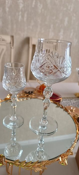 Фужеры и рюмки хрусталь