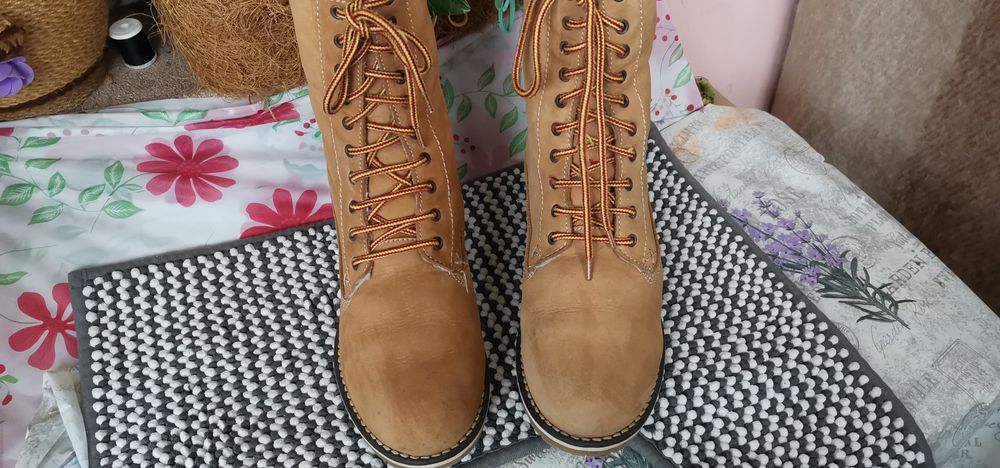 Ботуши от естествена кожа 41н.