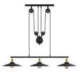 Lustra Lampa lumini sufragerie living led cu sistem coborare biliard
