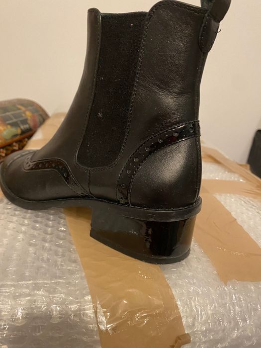 Cizme piele Massimo Dutti