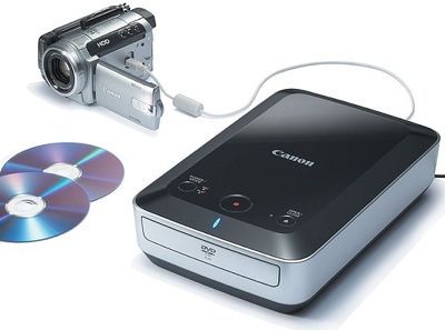 Canon DW-100 DVD Burner Canon Hard Drive si Flash Memory Camcorder