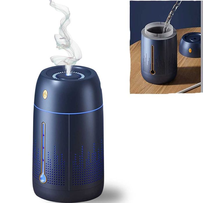 Umidificator de aer cu ultrasunete, 1.2 Litri, Aromatherapy, 40-50 mp