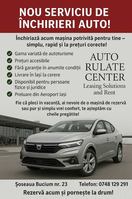 Inchiriere auto Rent a Car