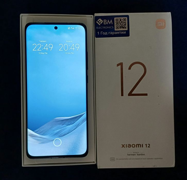 Xiaomi 12 (12GB RAM, 256GB ROM) 5G