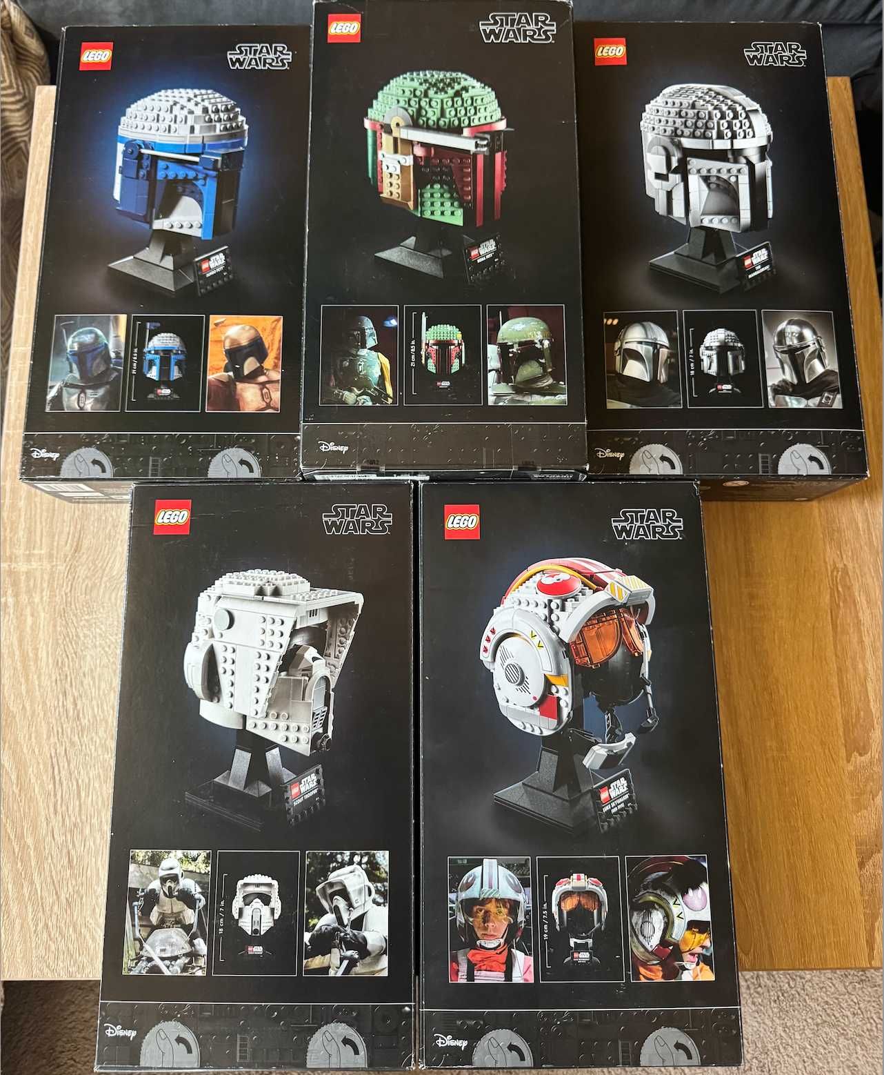Колекционерски LEGO Star Wars шлемове – нови и запечатани