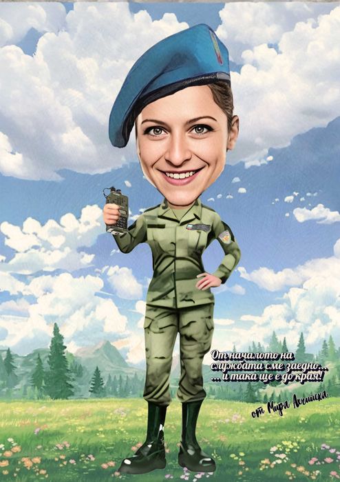 Карикатура от снимка | Професионален дигитален шарж | Уникален подарък