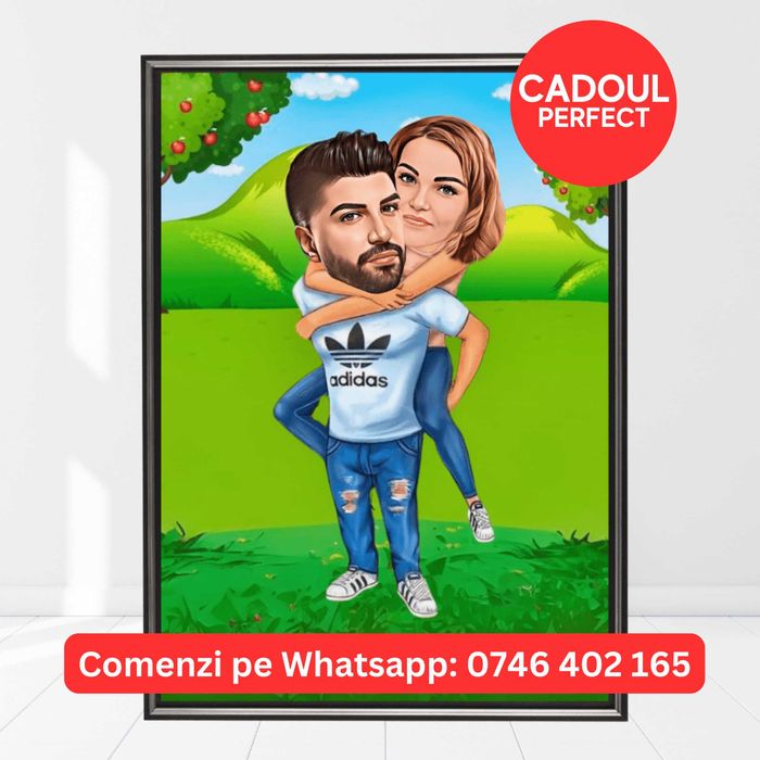 Portrete Caricaturi Tablouri Cadouri Personalizate Femei Barbati Cuplu