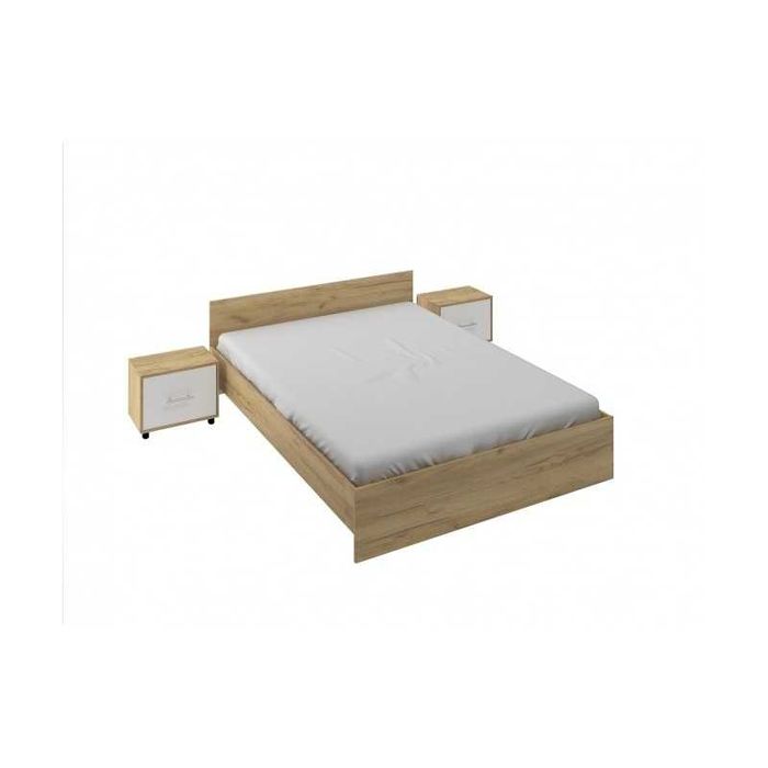 Vand Pat Dublu 160 cm x 200 stejar Sonoma