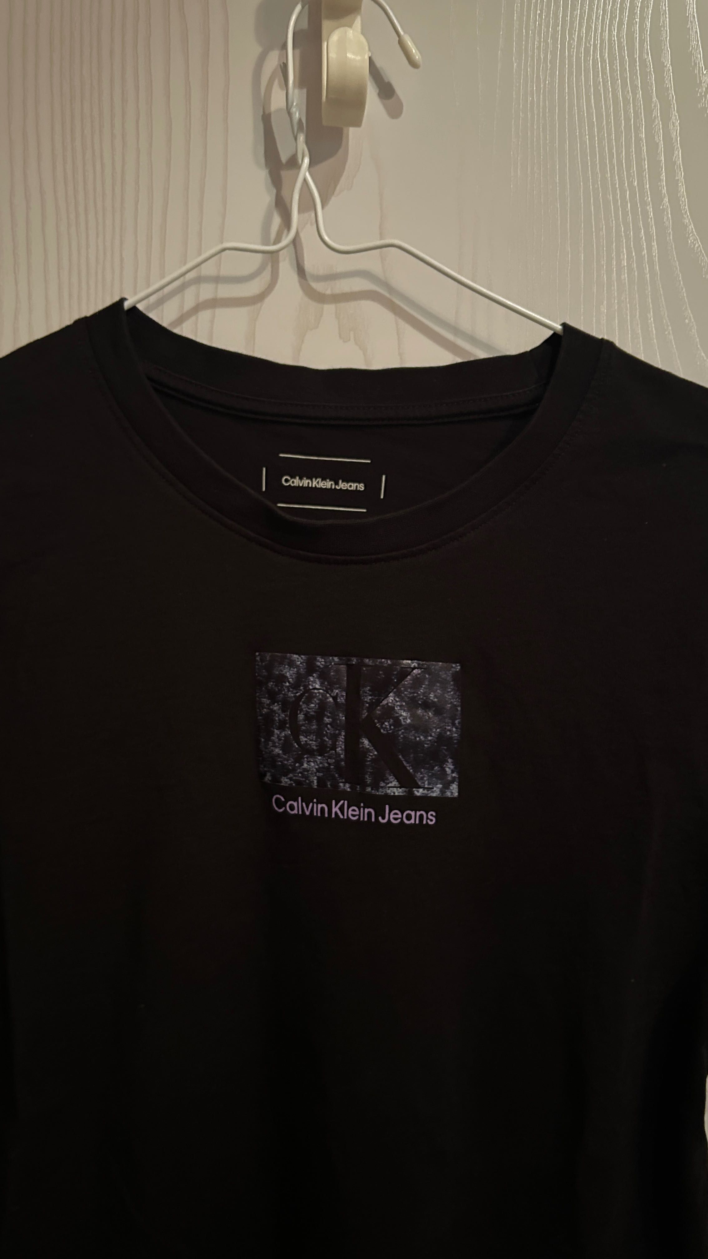 Дамска черна тениска Calvin Klein