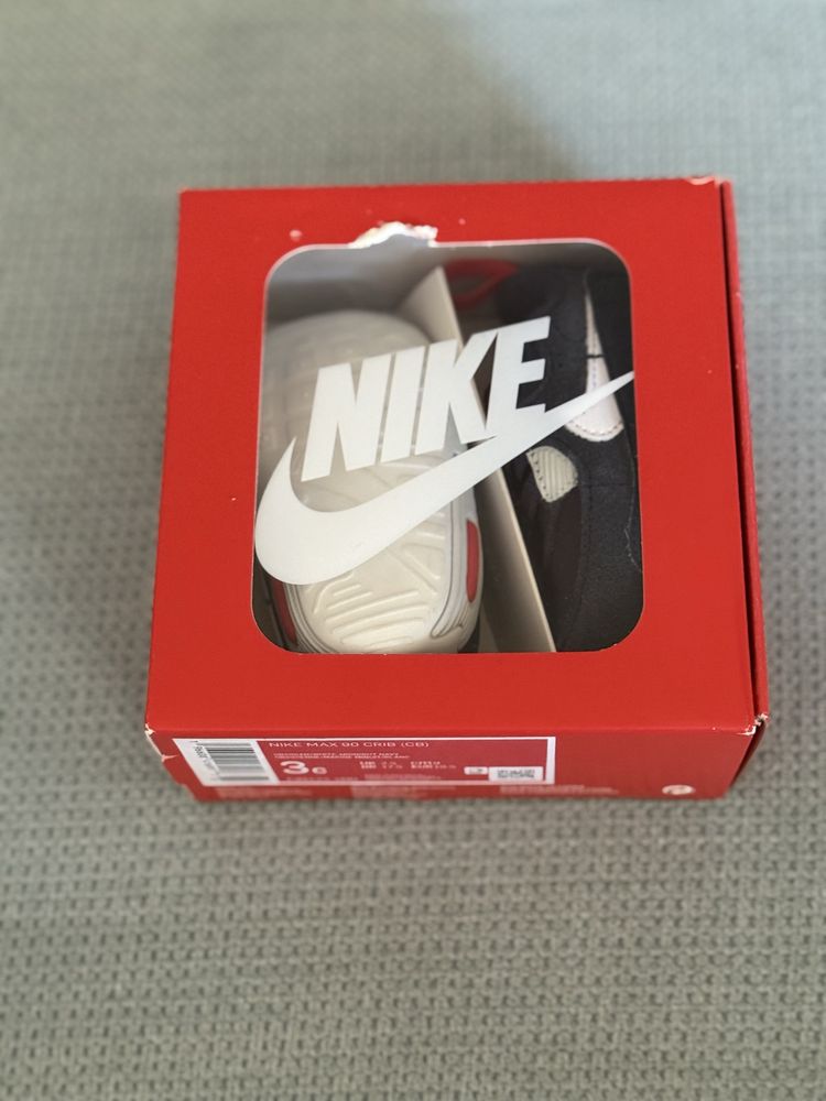 Бебешки обувки Nike max 90 Crib CB OBSIDIAN/NAVY