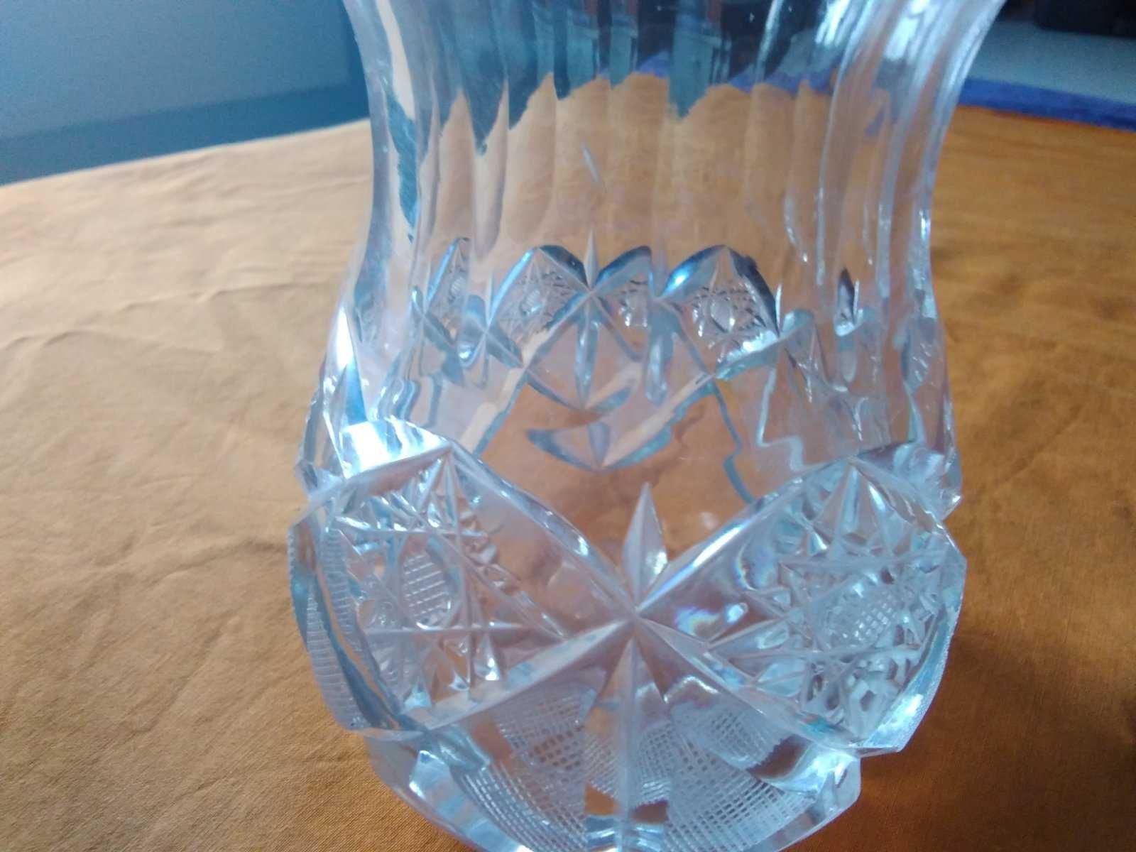 Уникална 100% кристална ваза от оригинален чешки кристал -Бохемия
