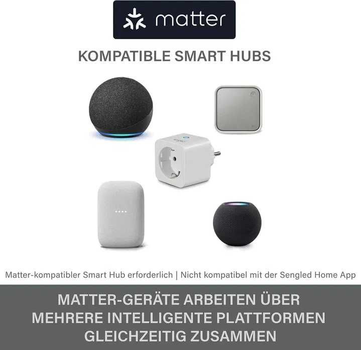 Smart контакт Sengled Matter, Amazon Alexa, Google Home, Apple HomeKit