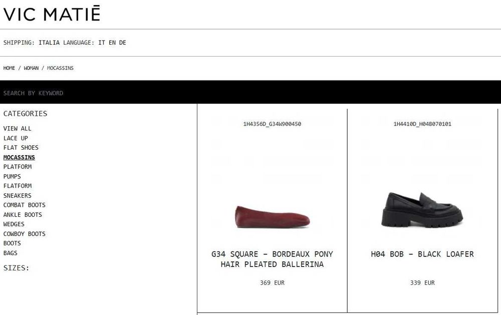 Pantofi mocasini 36.5 loafer Vic Matie piele naturala lustruita