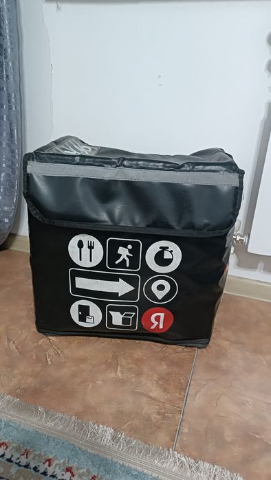 Термосумка Wolt , Яндекс (Черный)