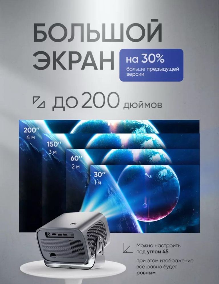 Smart проектор. Full hd smart projector