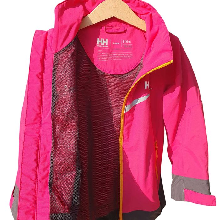 Geaca Helly Hansen 6 ani 116 roz fete impermeabila, rezistentă vânt