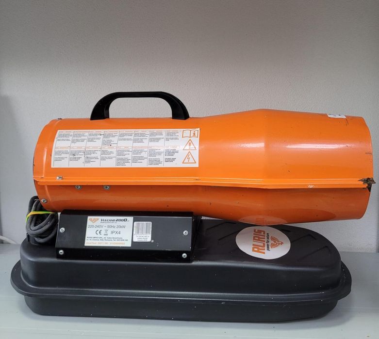 Ruris VULCANO 2000S - Tun de caldura pe motorina, 20 kW, 550 -P-