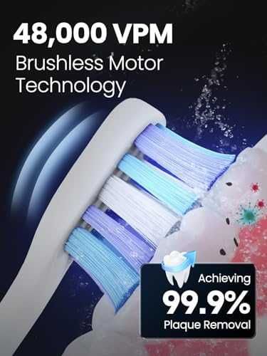 Нова Електрическа четка за зъби IPX8 180 дни батерия 4 глави 5 режима