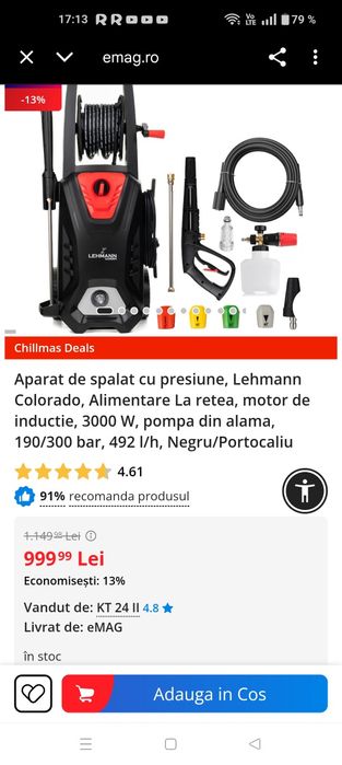 Aparat de spălat cu presiune Lehman