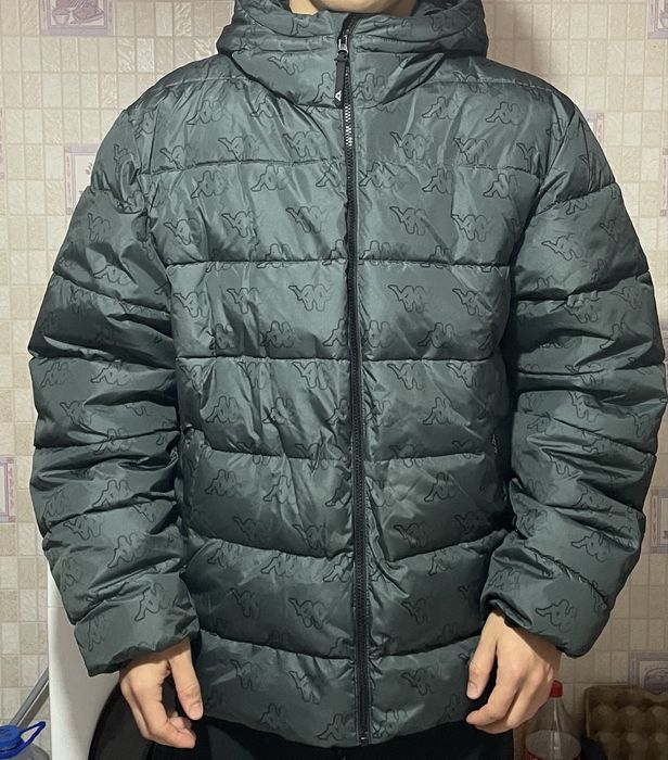Зимная куртка kappa размер Л ка почти новый продаю срочно .