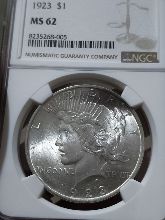 Argint Dolar $1 1923