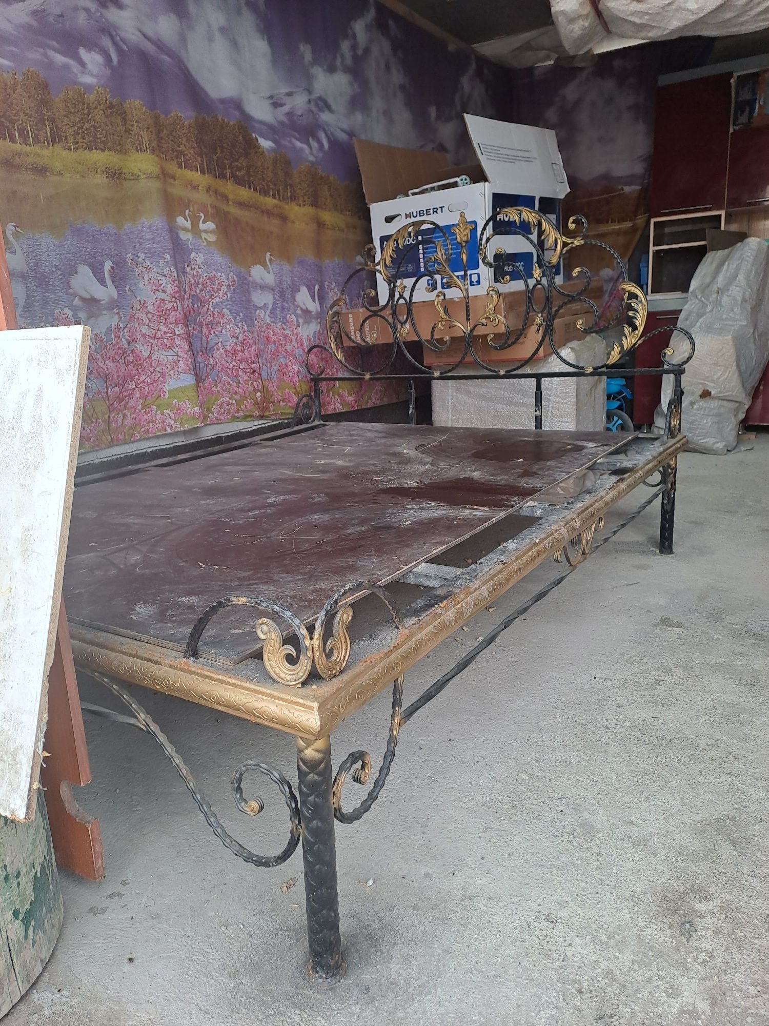 Кованны кровать 1.50×2 размер