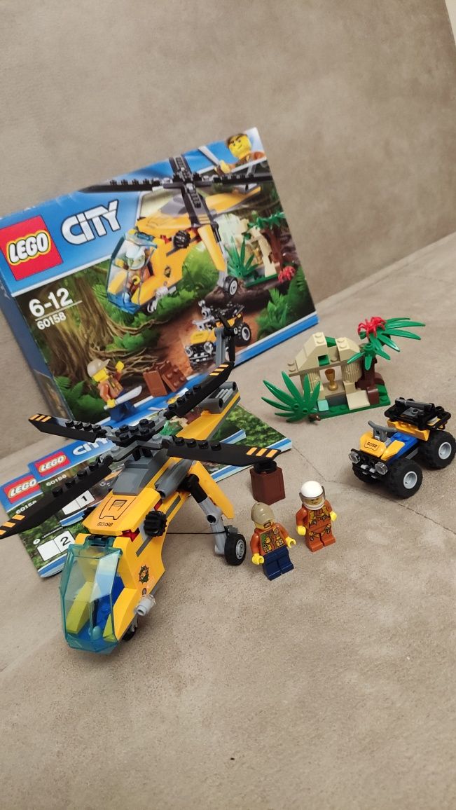 LEGO® City Товарен хеликоптер в джунглата 60158