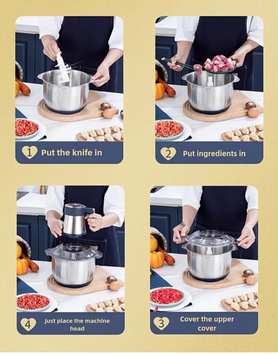 Електрически чопър мелачка