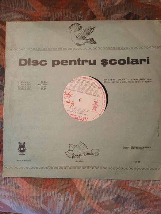 Placa muzicala Vinil