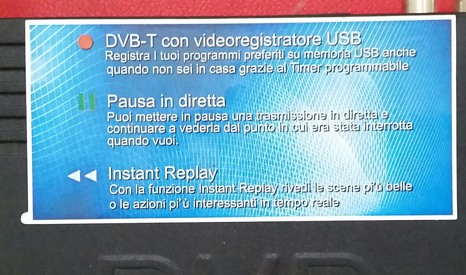 Tuner DVB cu inregistrare usb