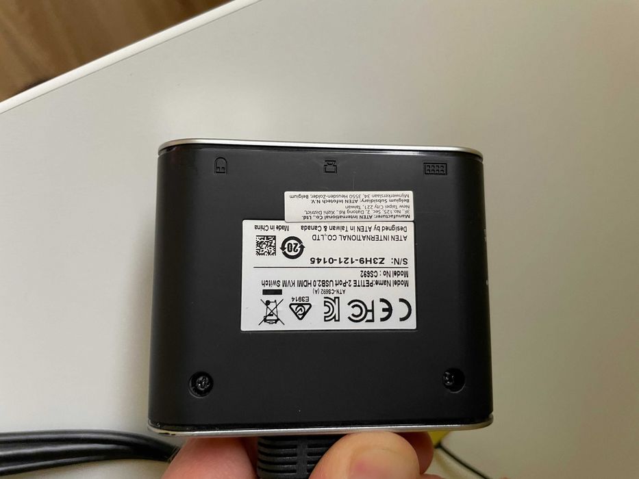 Switch KVM USB HDMI Audio/Video 2 porturi Aten CS692 - 2 PC pe monitor