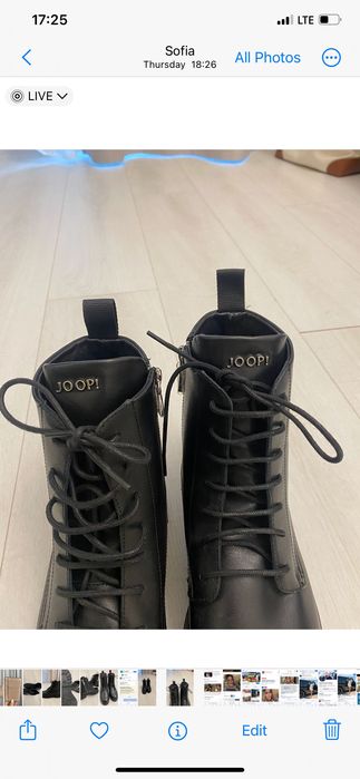 Чисто Нови Кожени Боти Joop - 39 номер