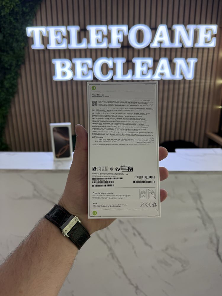 Iphone 16 Pro Max 256 GB White pe stoc