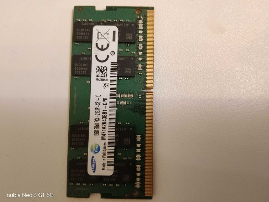Samsung 16 Gb Ram DDR4 Лаптоп рам