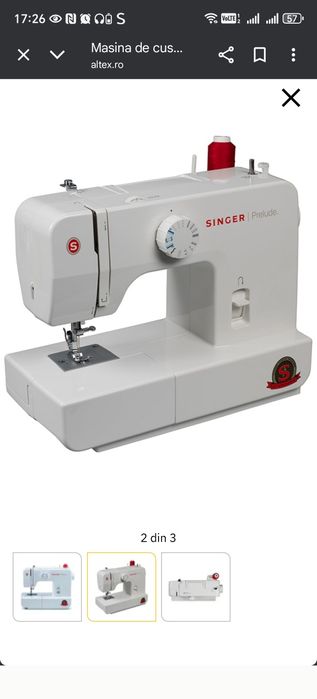 Mașina de cusut cu pedala