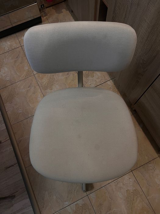 Scaun birou rotativ alb/crem ikea