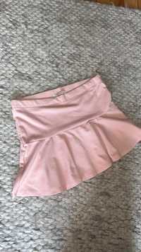 Bershka short skirt, mini skirt, fusta roz
