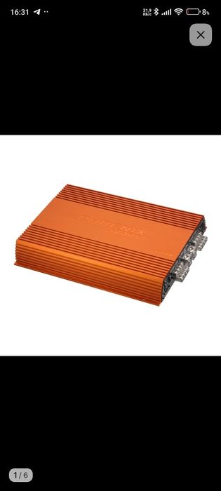 Dl audio phoenix sport 8.150
150 Bт
Номинальная выходная мощнос
