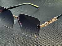 Ochelari soare pentru dama chanel Gold Full Glass