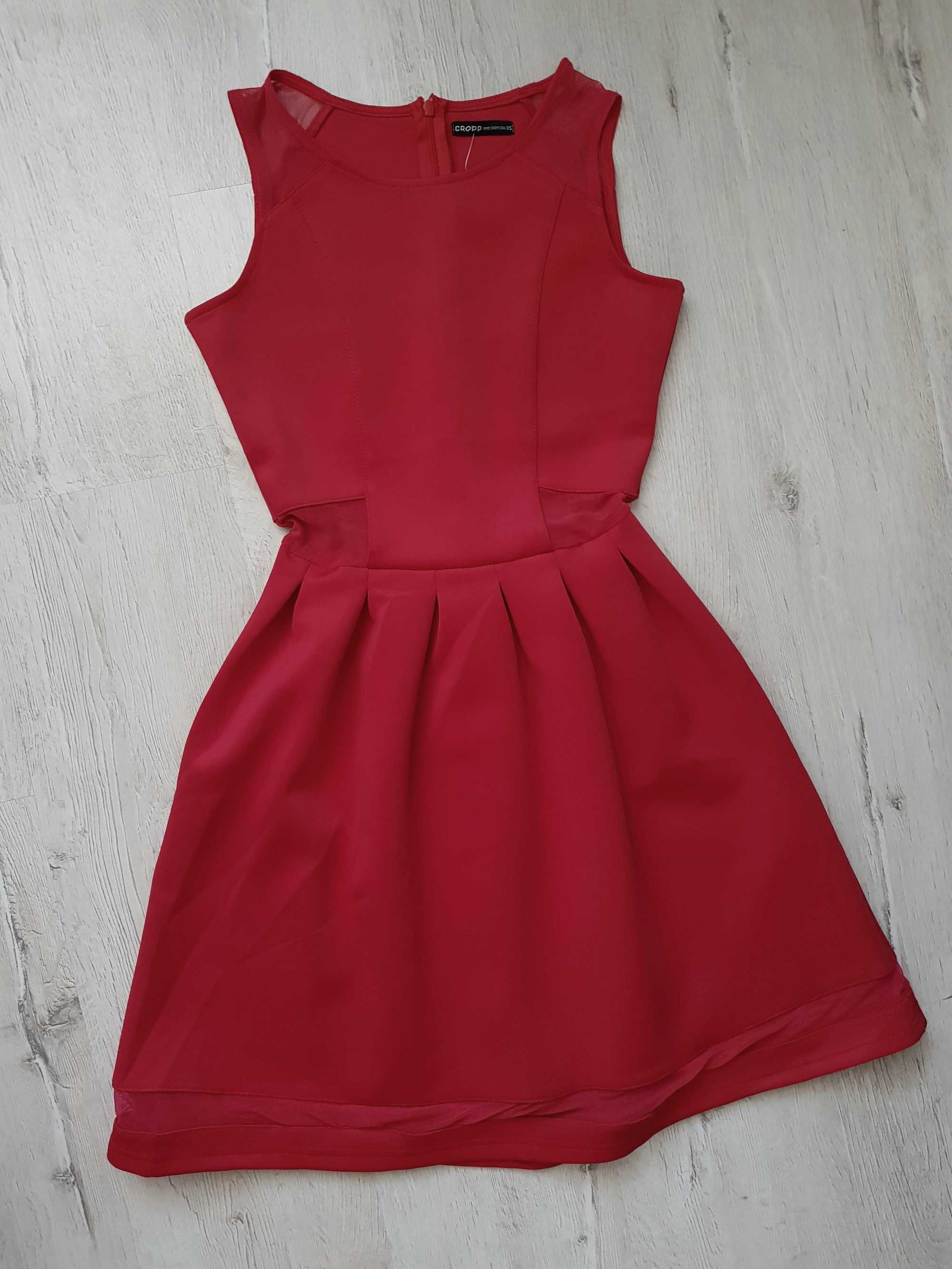 Rochie midi rosie