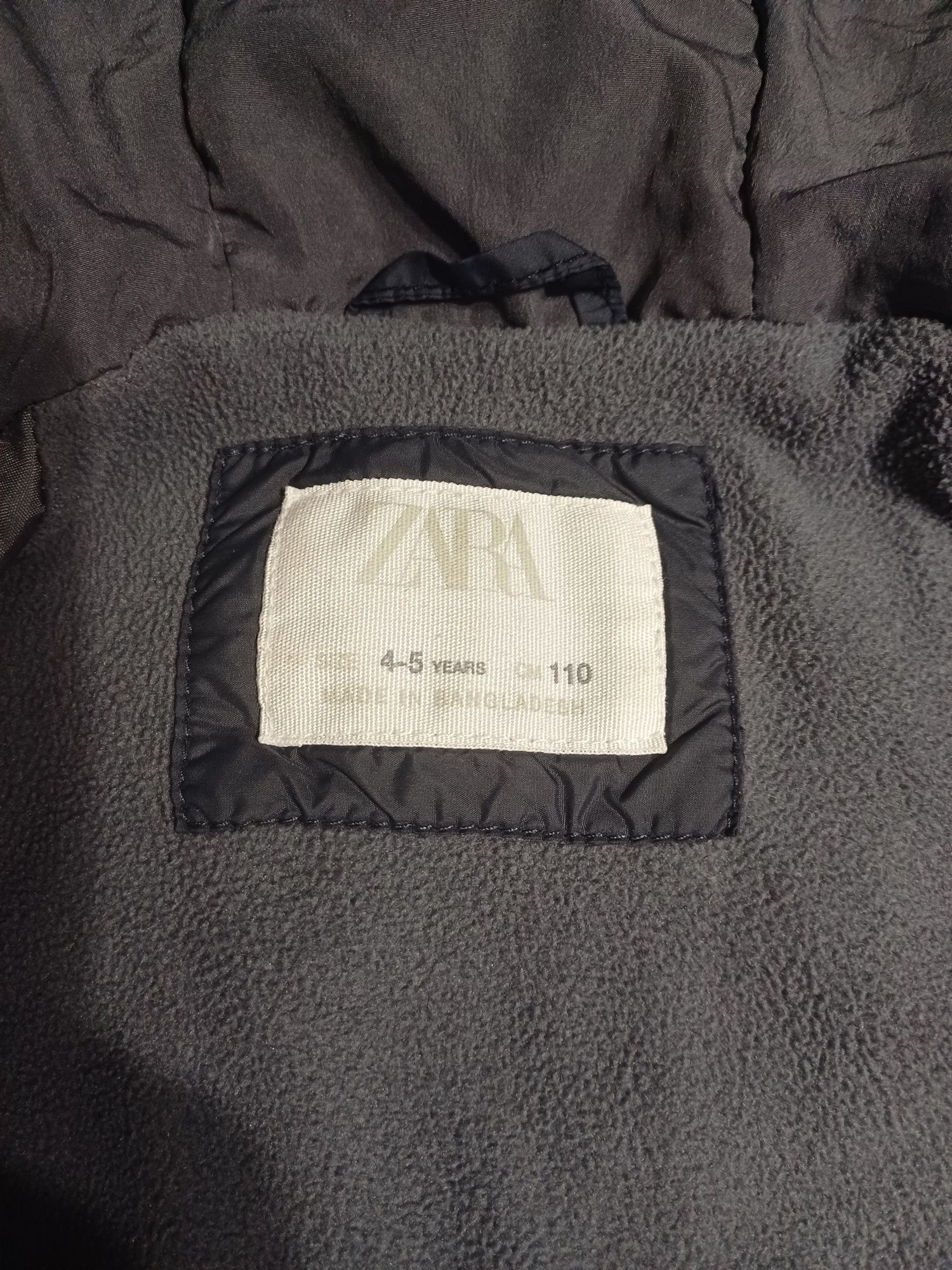 Зимняя куртка от Zara 4-5 лет