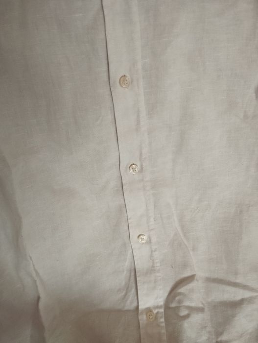 Camasa Bershka alba in+bumbac