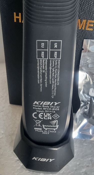 Акумулаторна машинка за подстригване, LED, 7500rpm, Водоустойчива, Чер