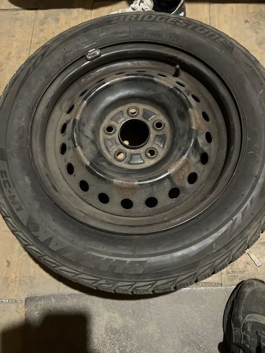 Set jante otel 5x114,3R16Complete 205/60R16