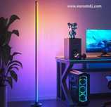 BEDEE LED RGB подова лампа, смарт лампа с 16 милиона цвята
