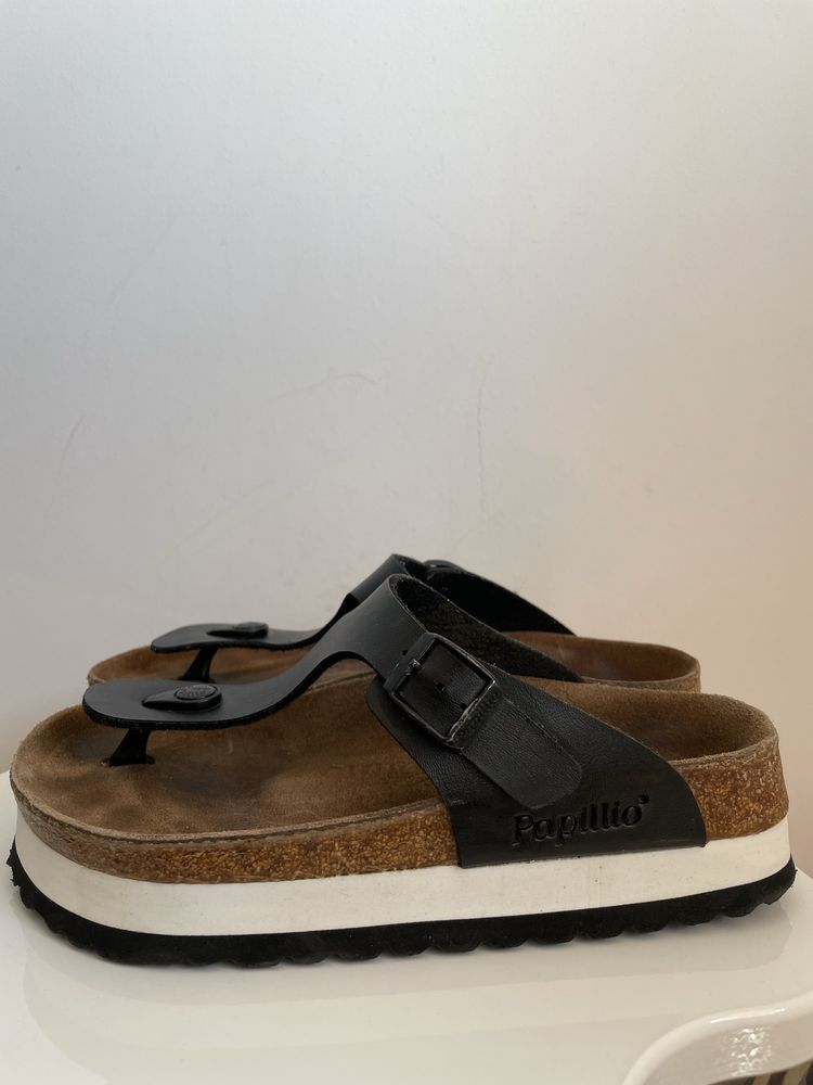 Birkenstock Papillio Gizeh platforma 37 wide