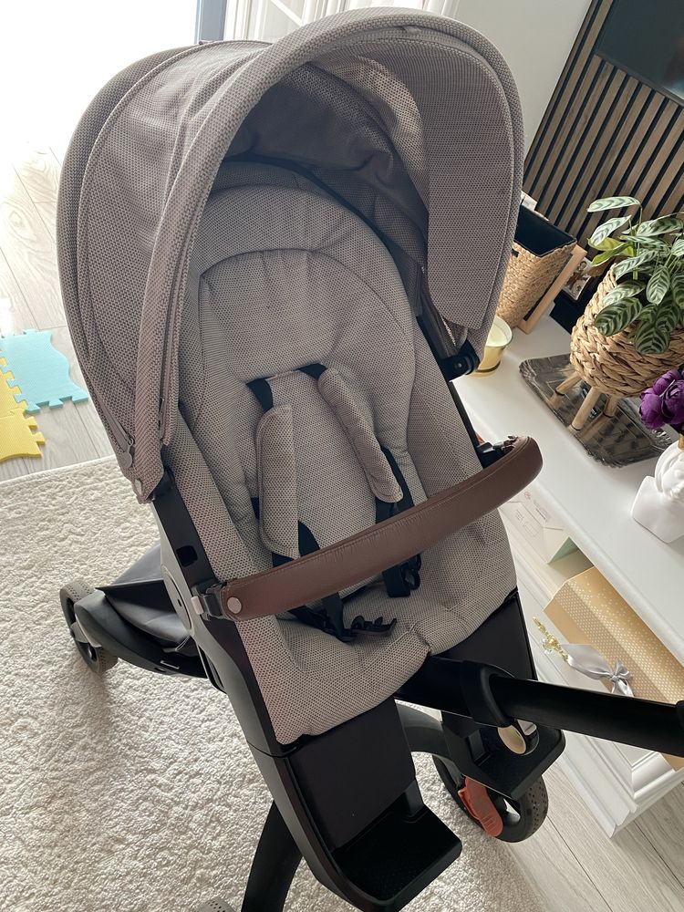 Carucior stokke V6 Brushed Grey, 3in1